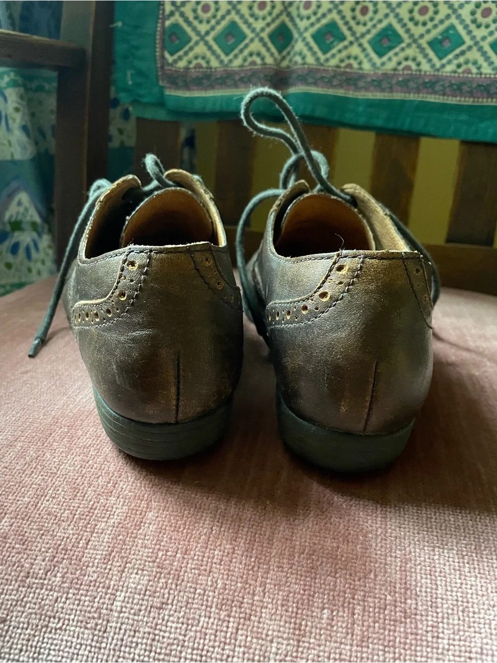 Born Women’s Brown Leather Oxfords
